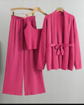 Exclusive knitwear set – 3-delig (vest, hemd & broek).
