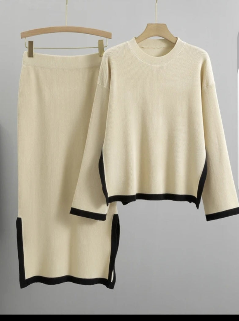 ✨ Knitwear Set – Trui & Rok