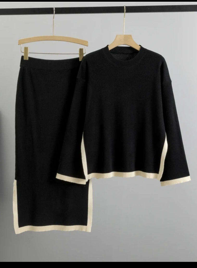 ✨ Knitwear Set – Trui & Rok