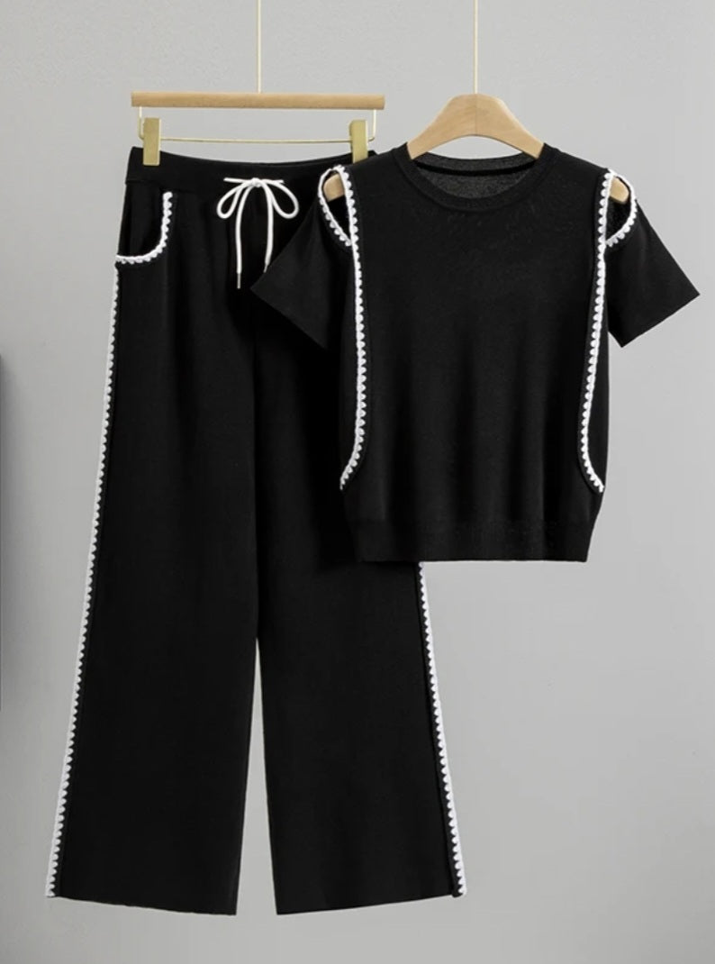 Trendy Gebreide Set💕